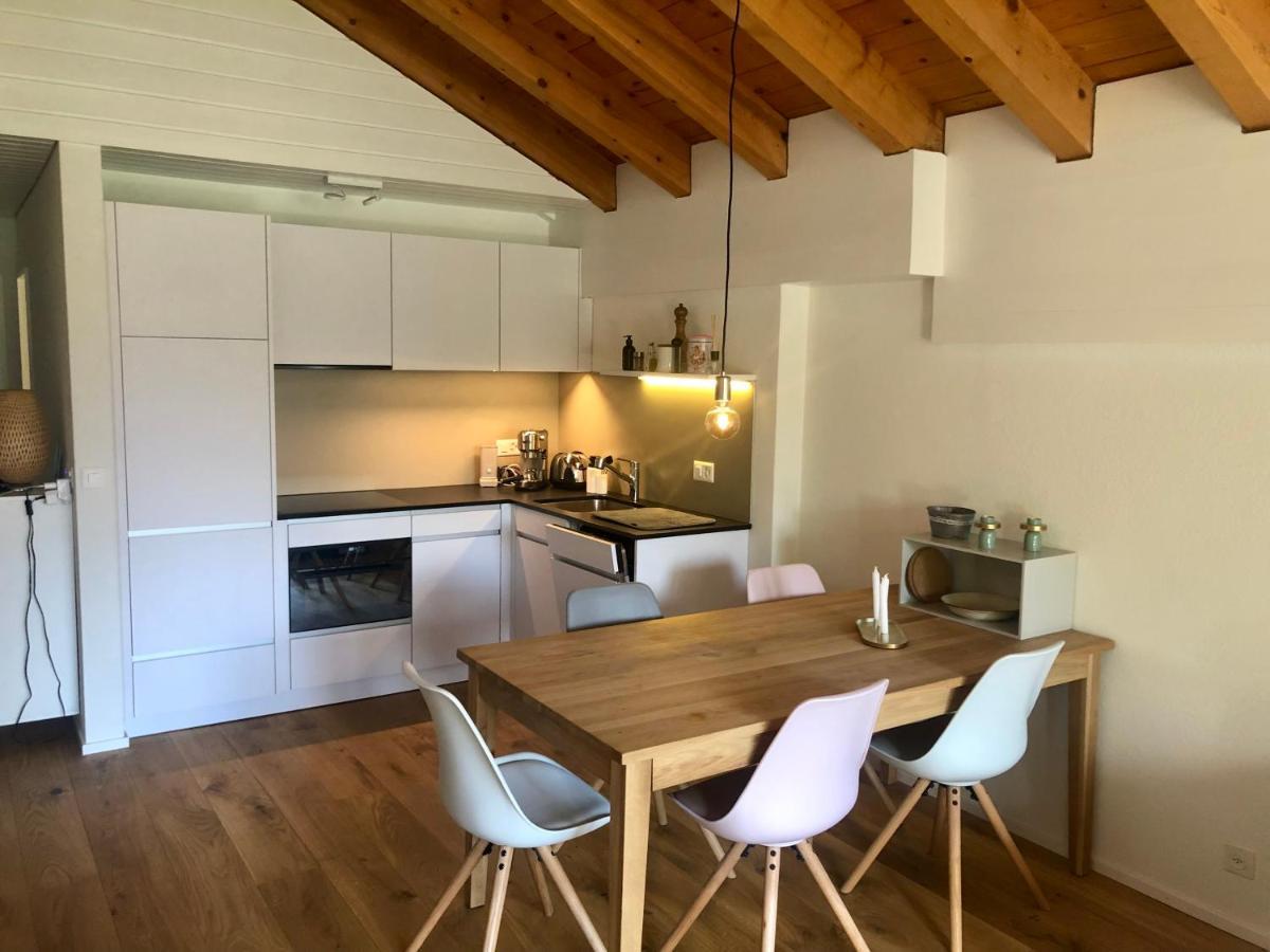 Moderne Dachwohnung Naehe Zermatt Mit Balkon 塔什 外观 照片